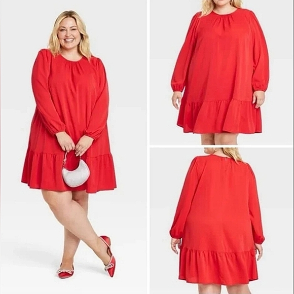 Ava & Viv Red Mini Dress - Picture 3 of 7